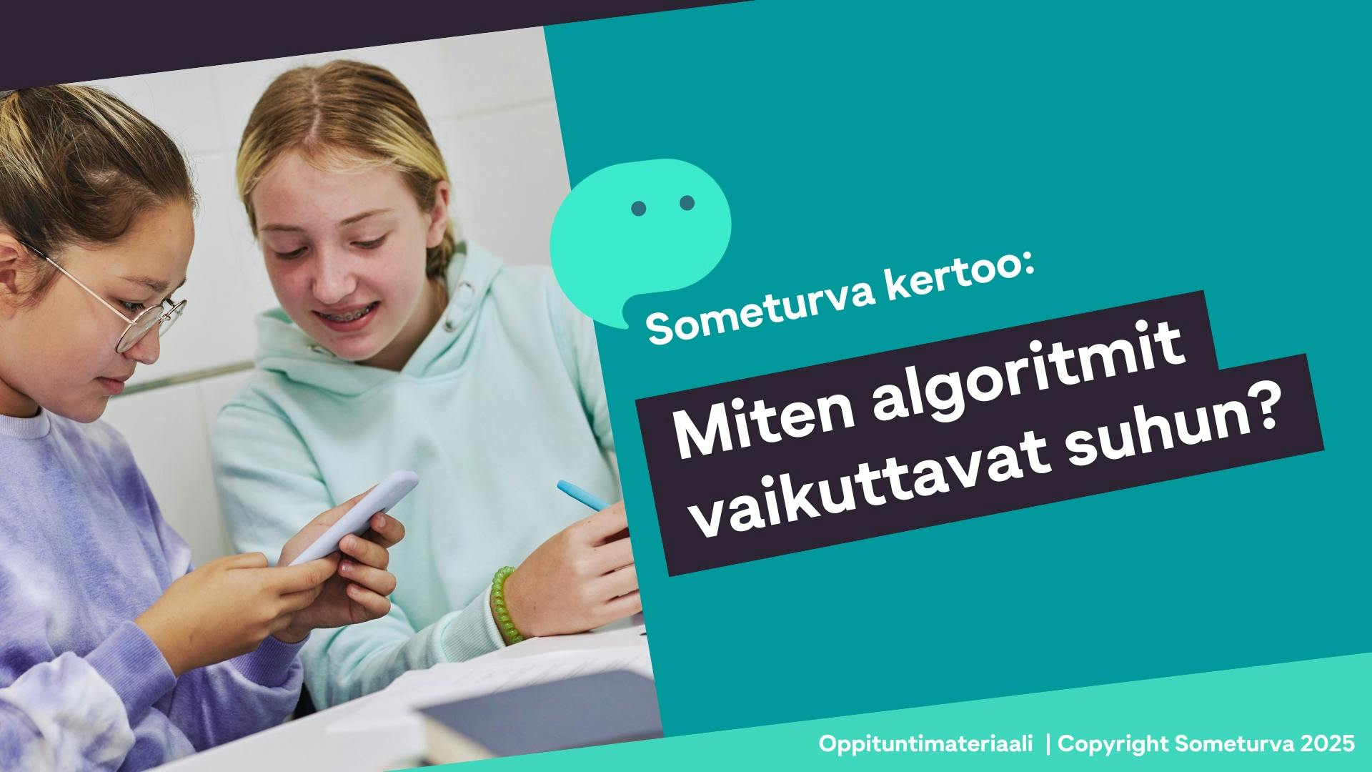 Tietoisku: Miten algoritmit vaikuttavat suhun?