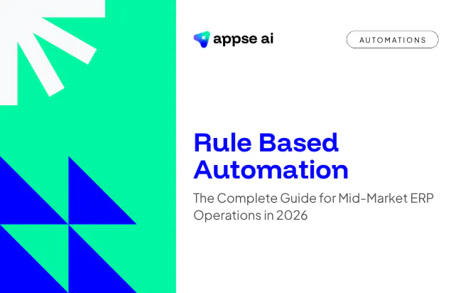 Rule-Based Automation for ERP Operations: Complete Guide 2026 | appse ai