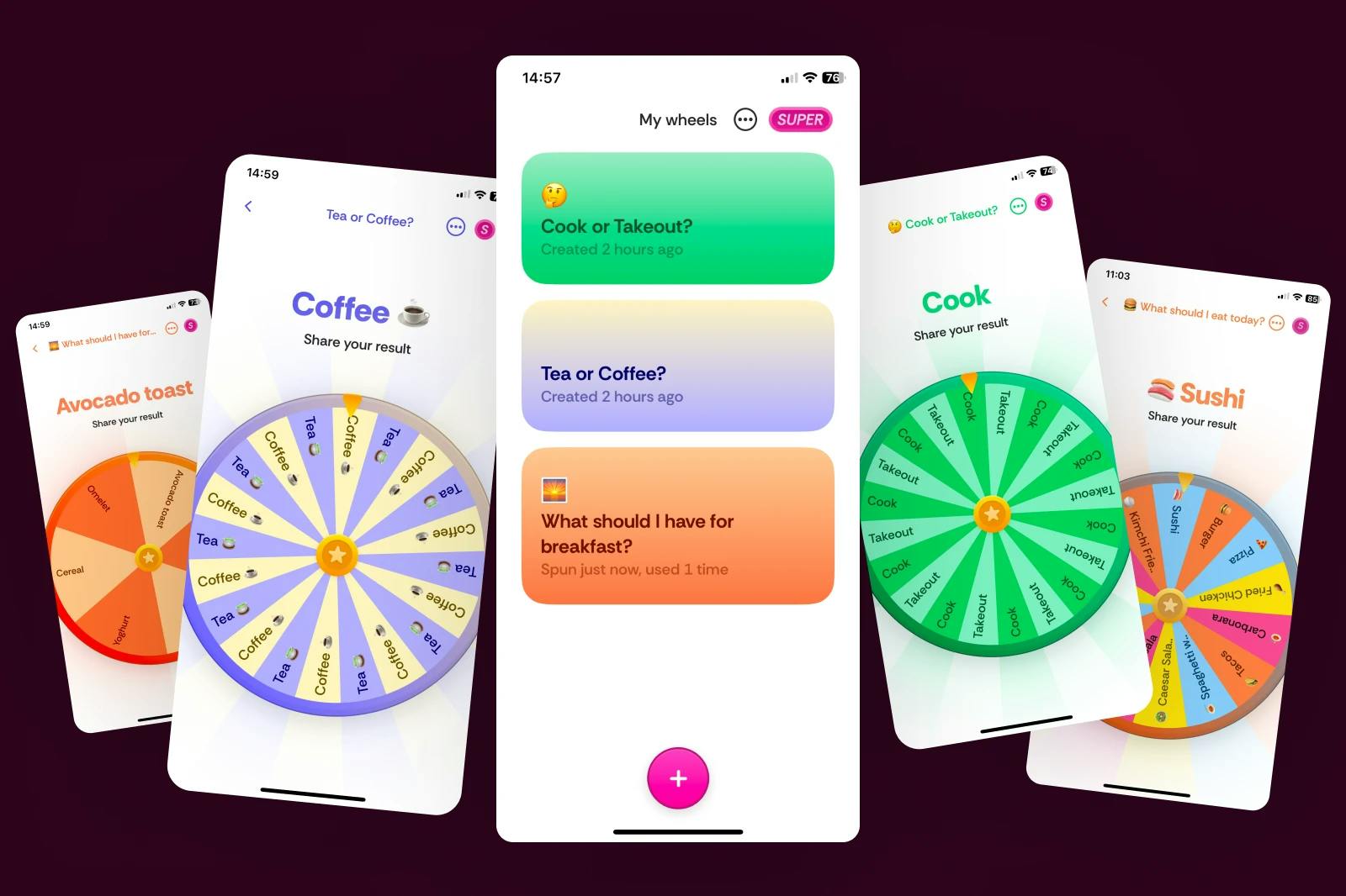 Decisions app that can help you with everyday tiny decisions making