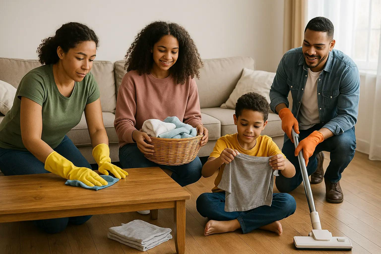 Gamify chores bring family bounding times together.