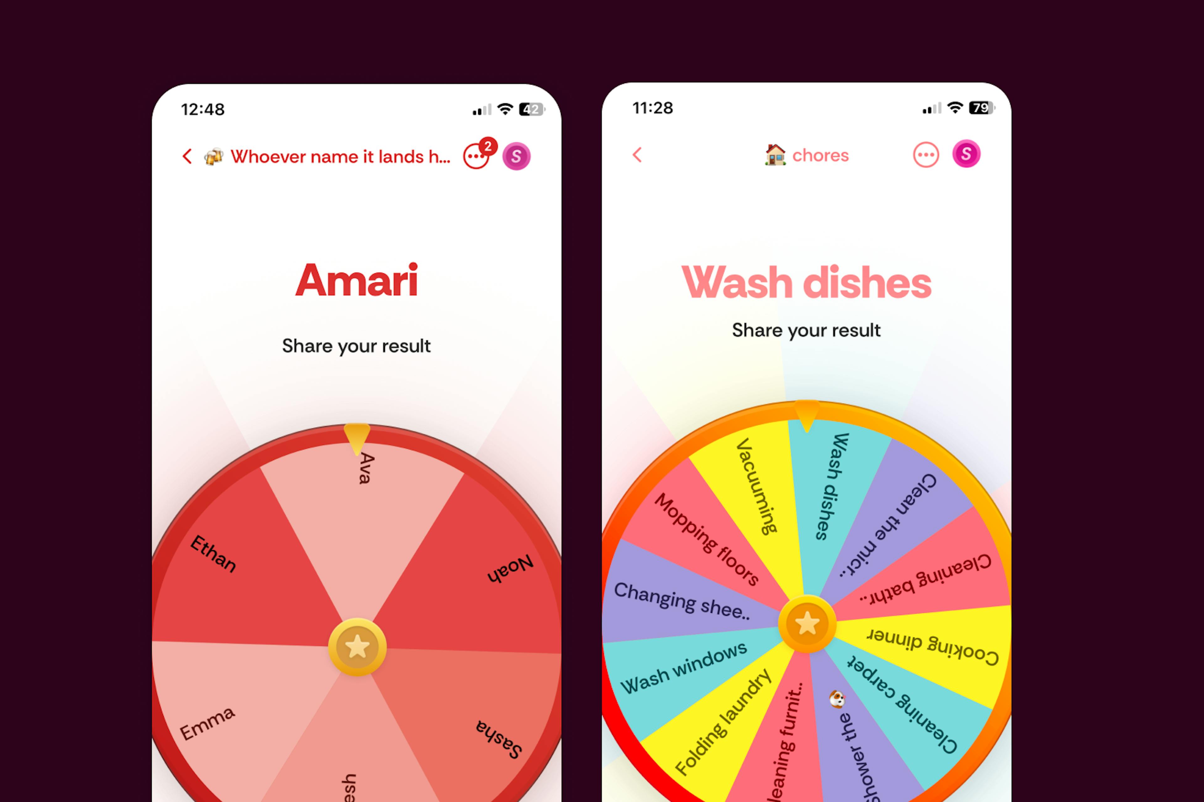  Use Spinly app to to generate random choice for every decisions. 