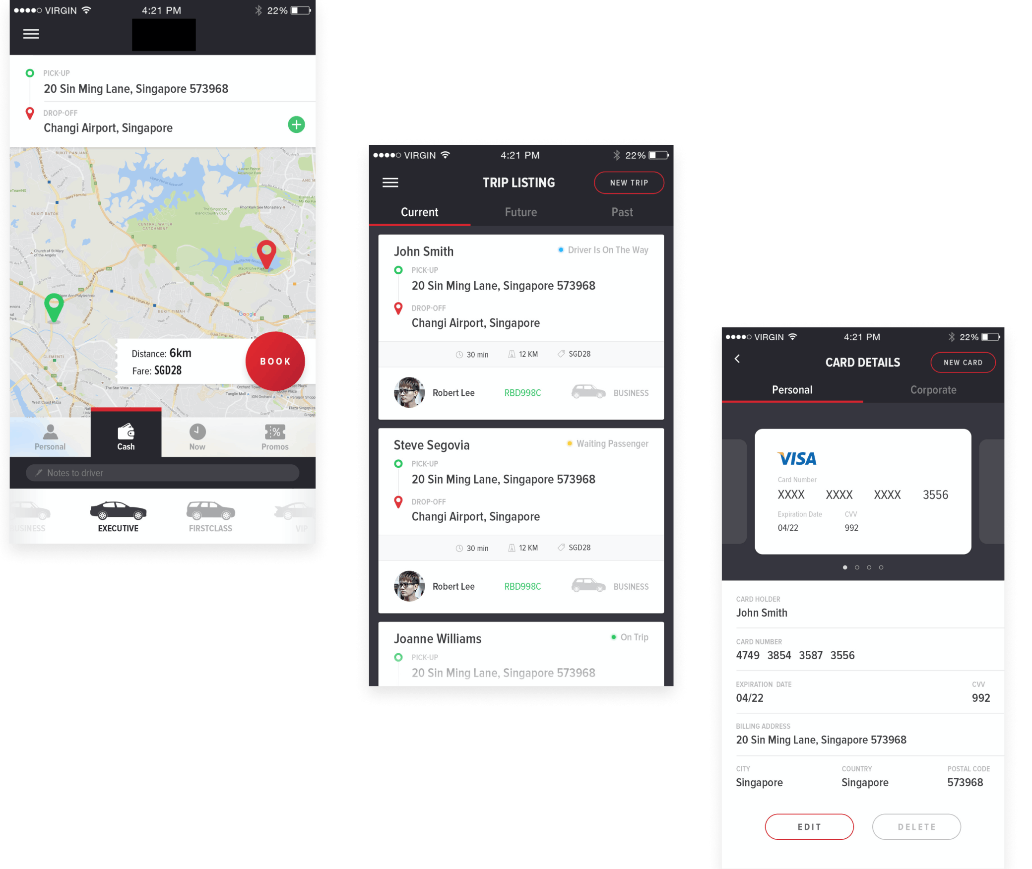 Ride Hailing app