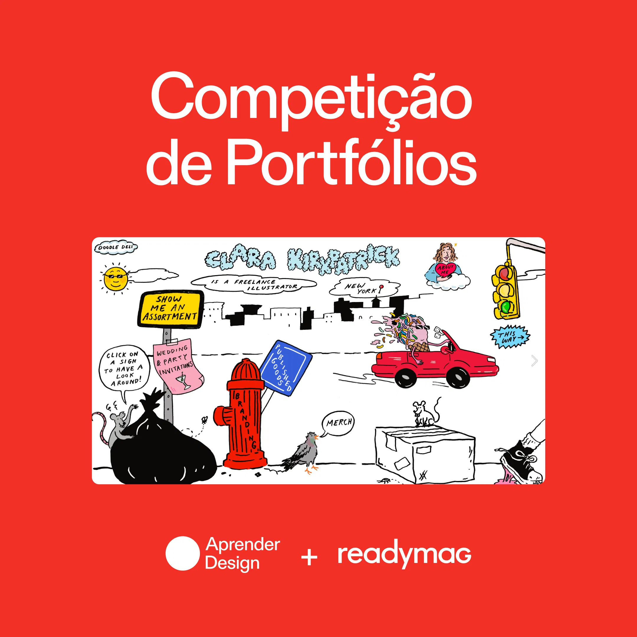 Capa do artigo "Competição de Portfólios: Destaques Aprender Design"