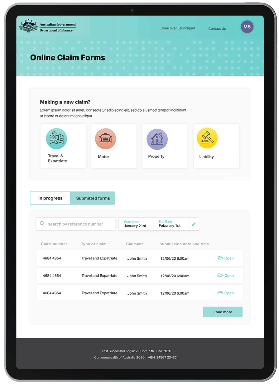 Comcover Claims