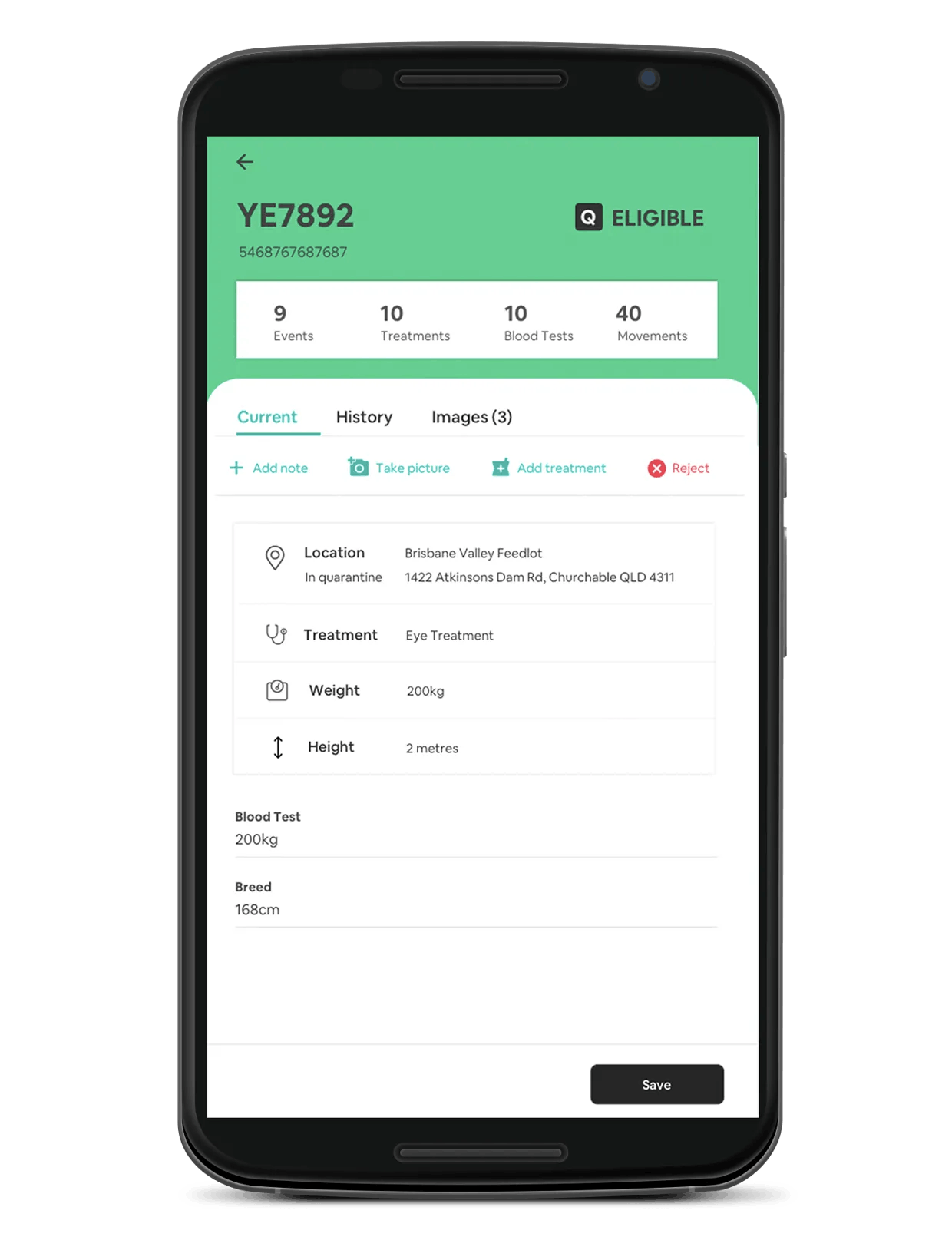 Livestock app procurement