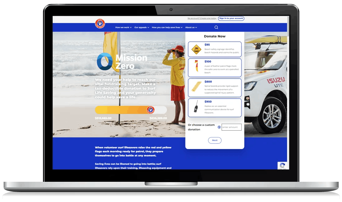 Surf Life Saving website