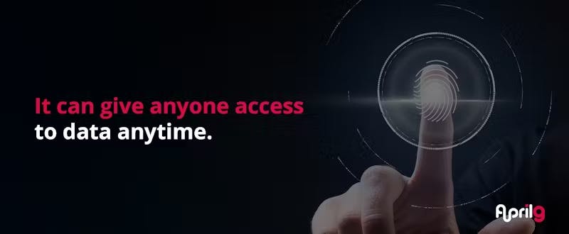 Banner image for section "Give anyone access to data anytime".