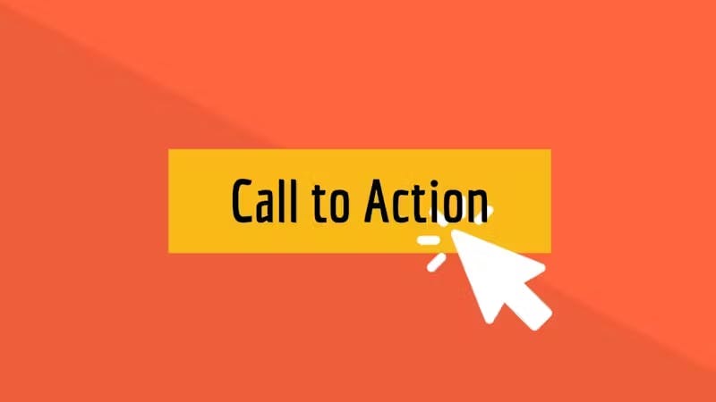 Call to Action banner.