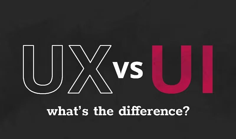 Banner image containing the text "UX vs UI: What's the difference?"