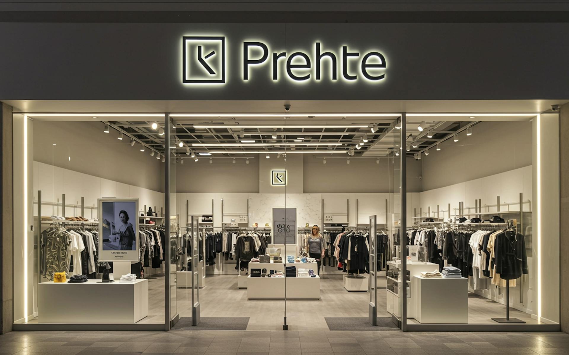 Modern retail store entrance with attractive lighting and inviting design that enhances customer experience.