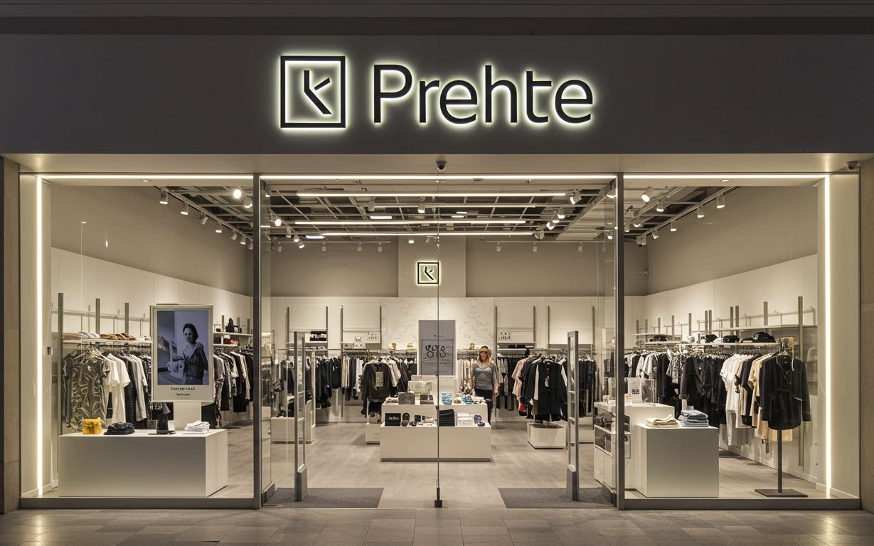 Modern retail store entrance with attractive lighting and inviting design that enhances customer experience.