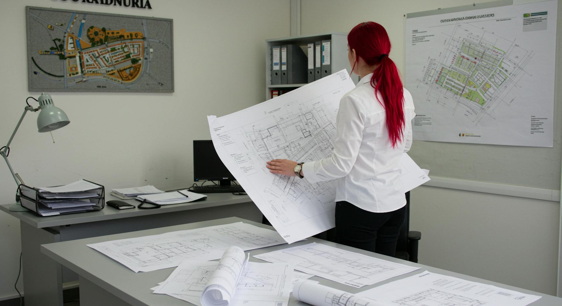 application.jpg

Architect presenting construction plans for license approval at a municipal urban planning office.