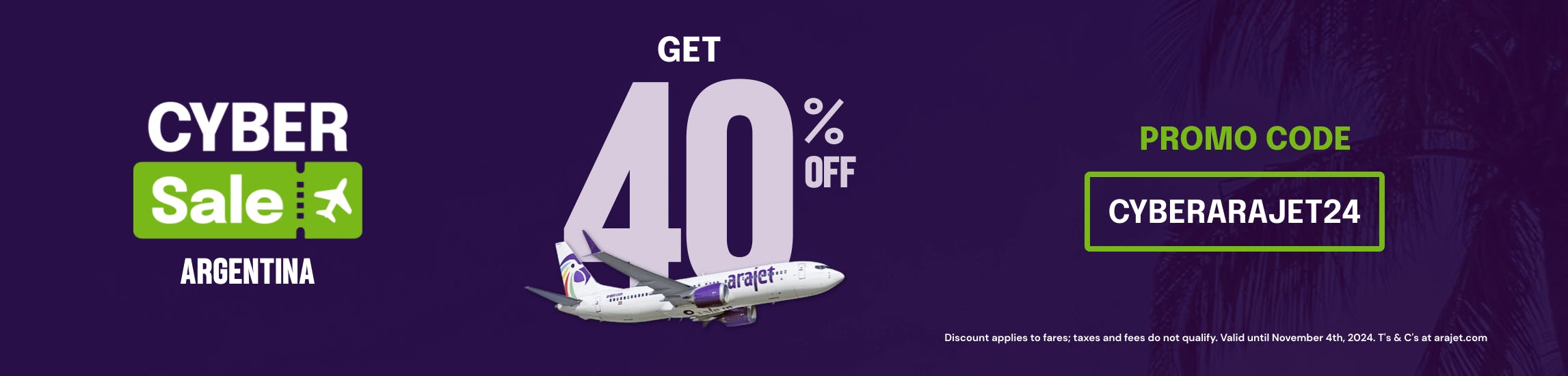 Arajet Cyber Sale 2024