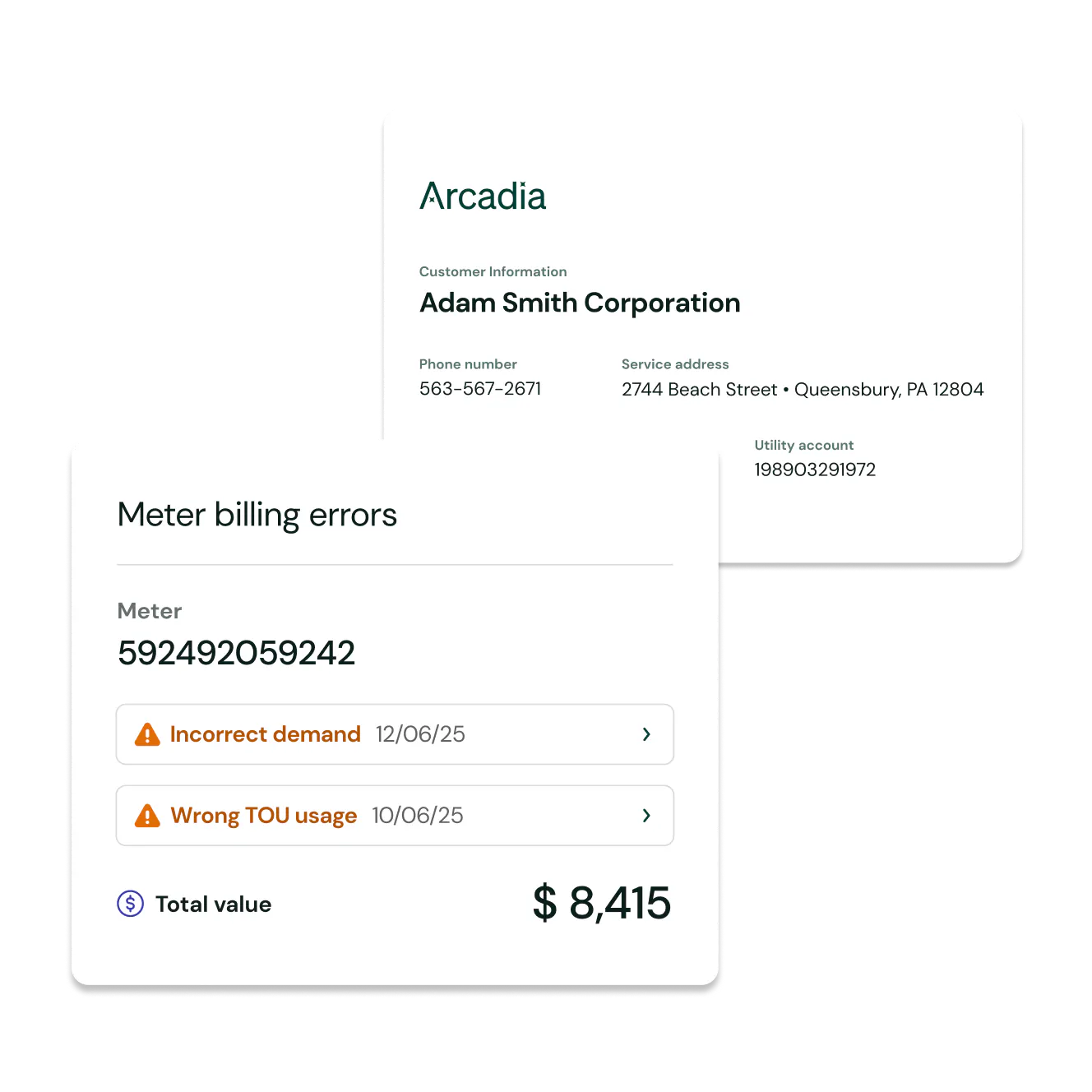 mockup of anomaly detection platform app