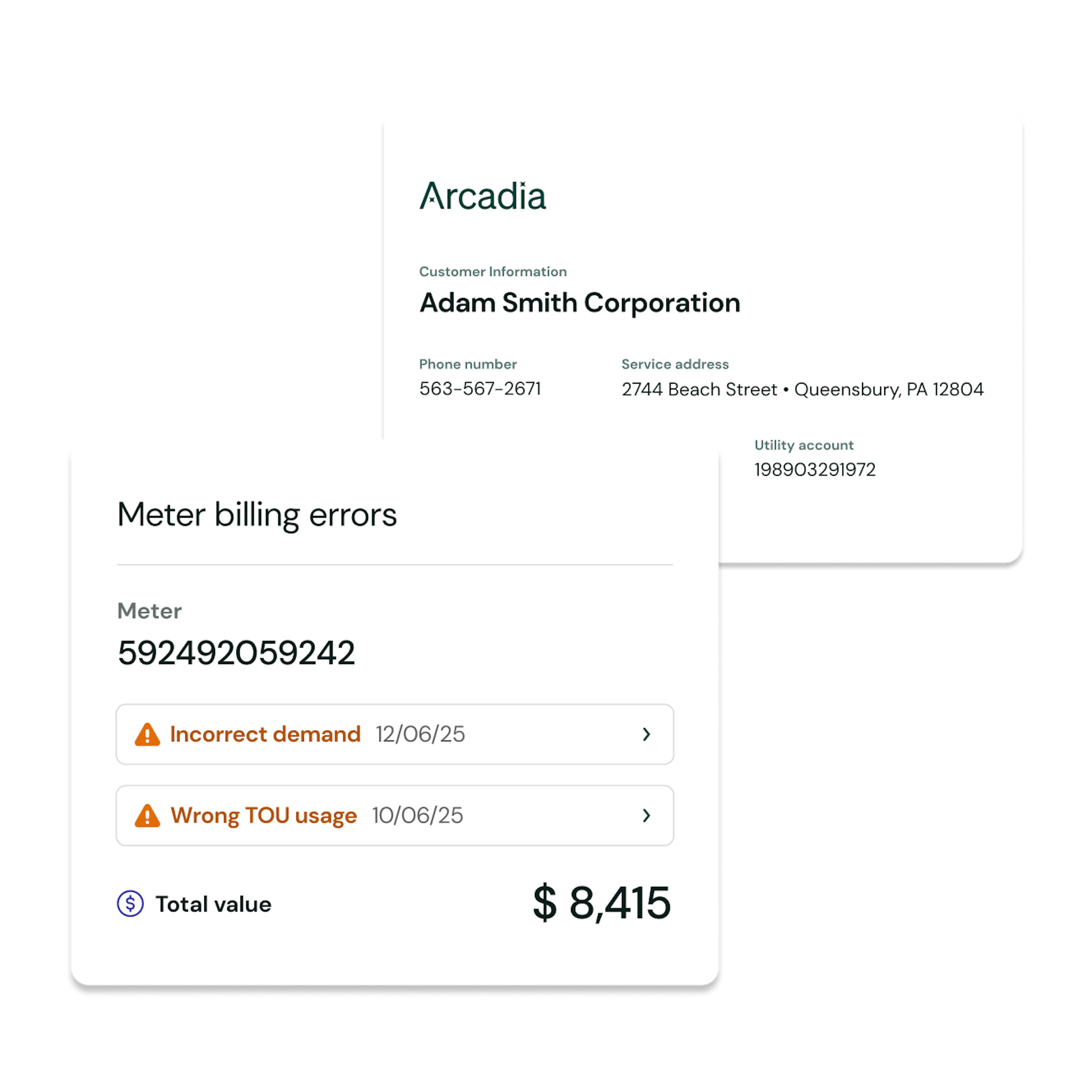 mockup of anomaly detection platform app