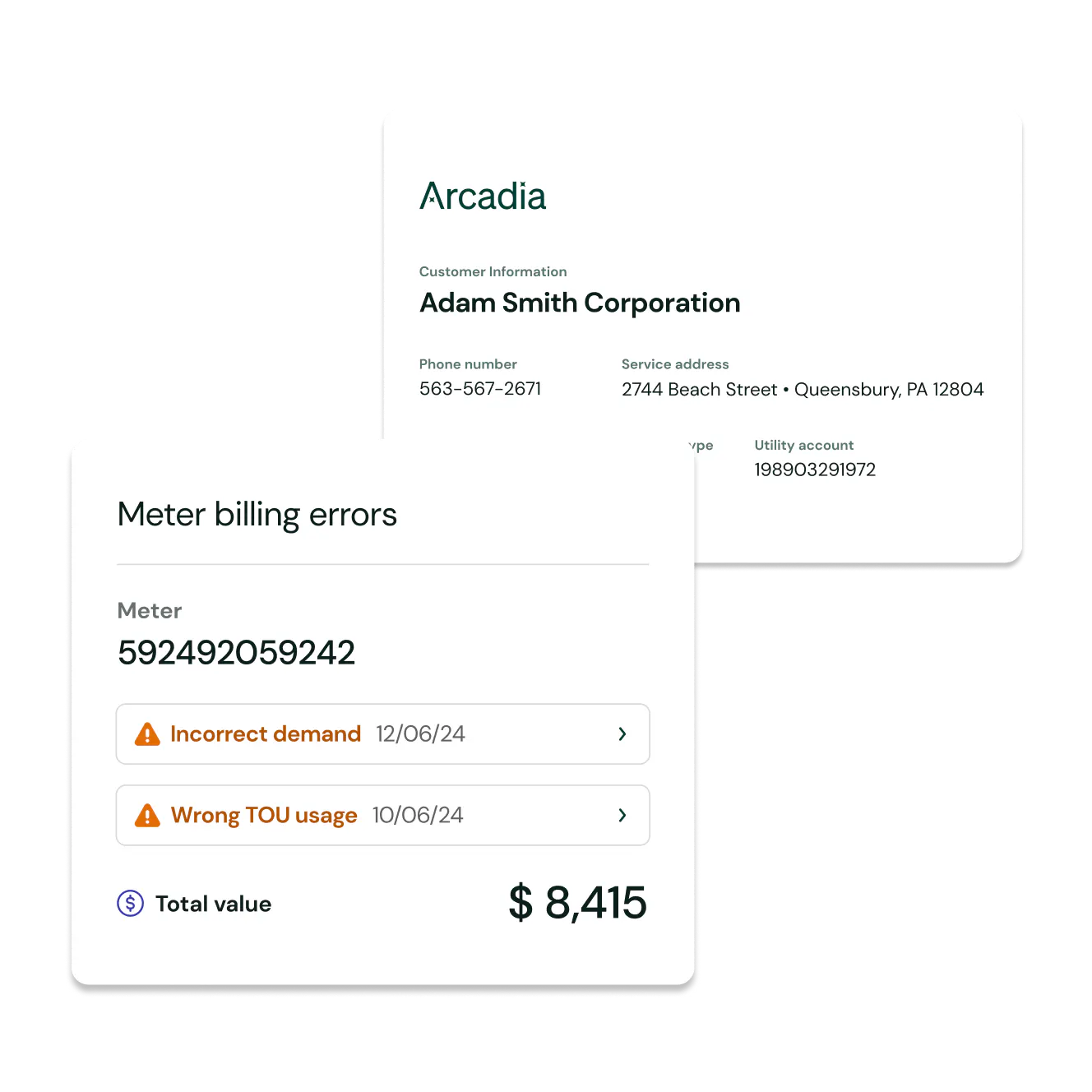 mockup of anomaly detection platform app
