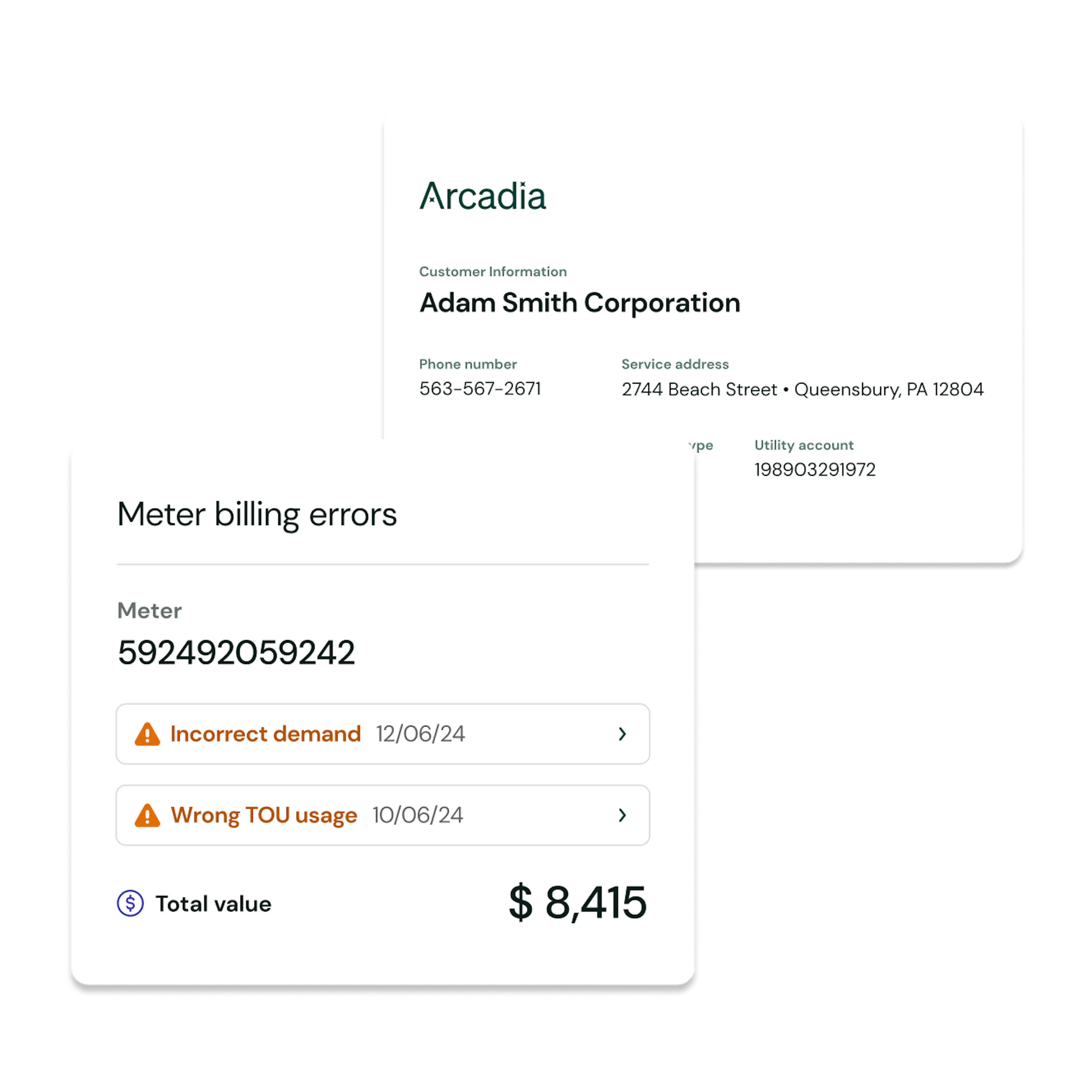 mockup of anomaly detection platform app