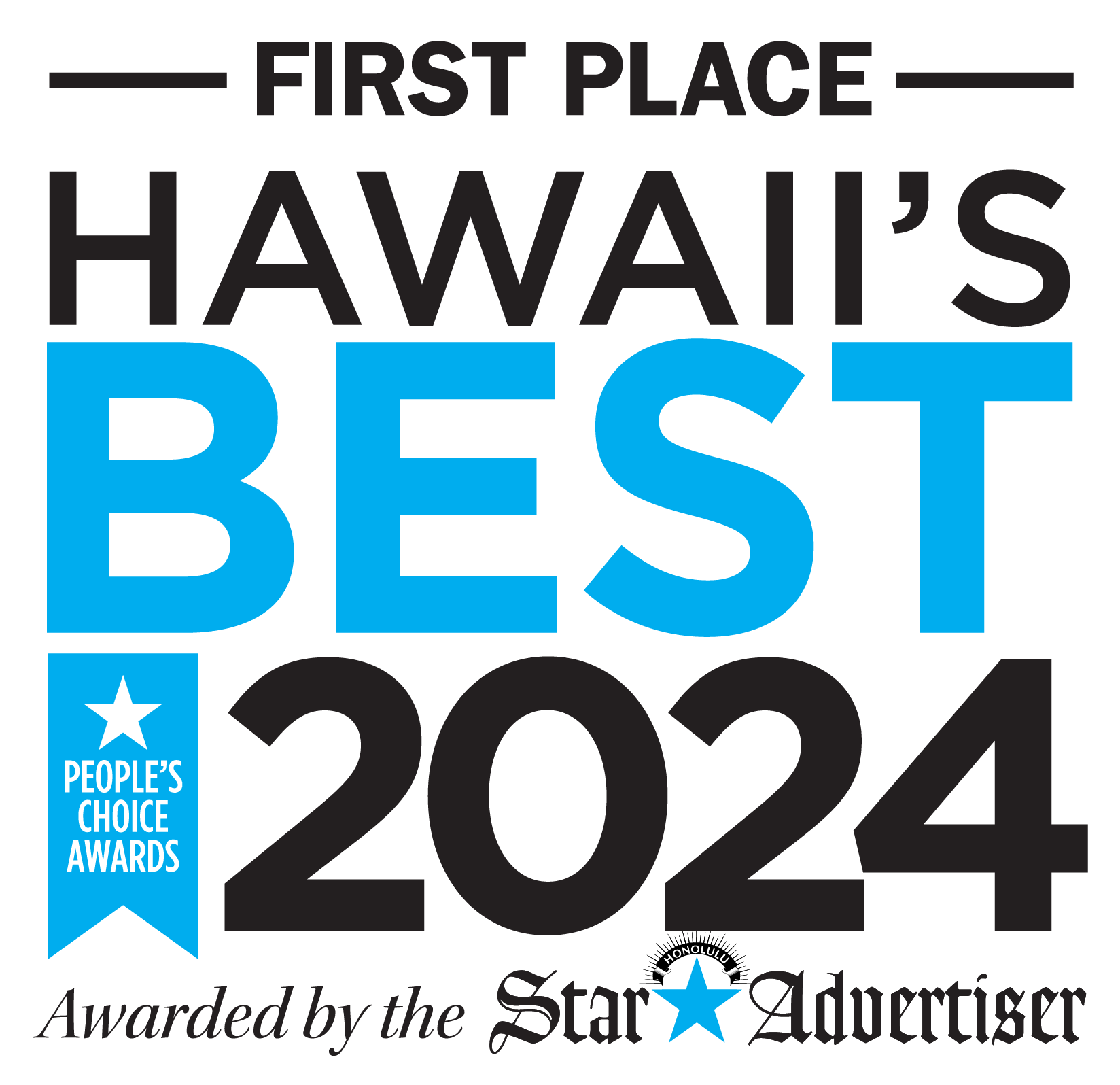 First Place - Hawaii's Best 2024