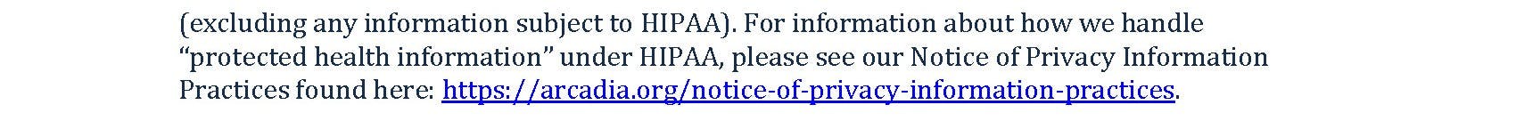 Website Privacy Policy