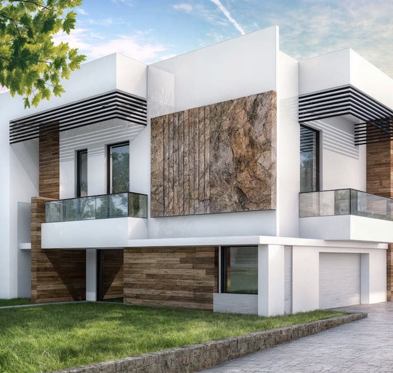 Où le bois rencontre la pierre - vue 3D