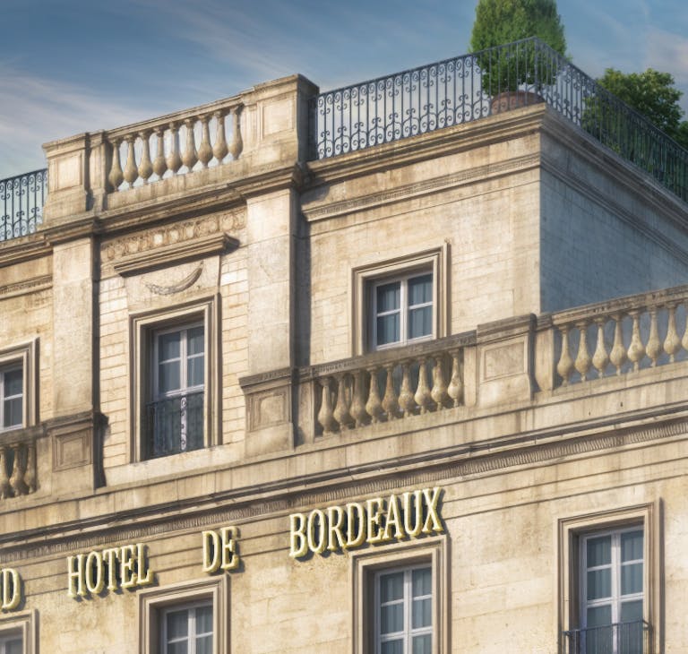 L'Intercontinental de Bordeaux - vue 3D