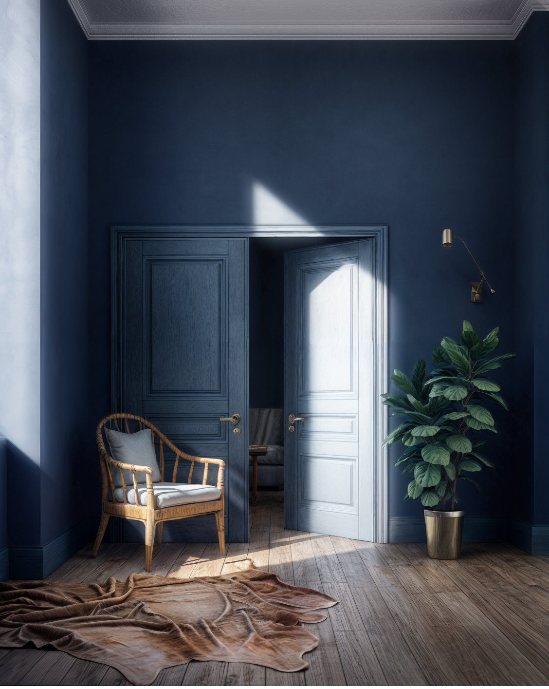 Le luxe se vit aussi en bleu - vue 3D