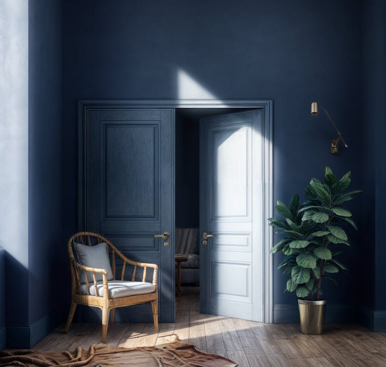 Le luxe se vit aussi en bleu - vue 3D