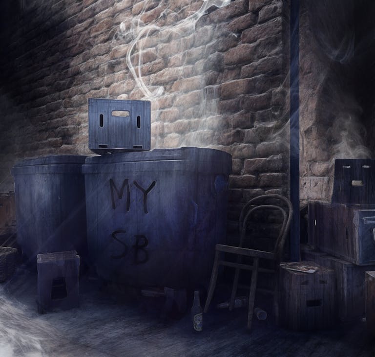 Ombre chinoise urbaine - vue 3D