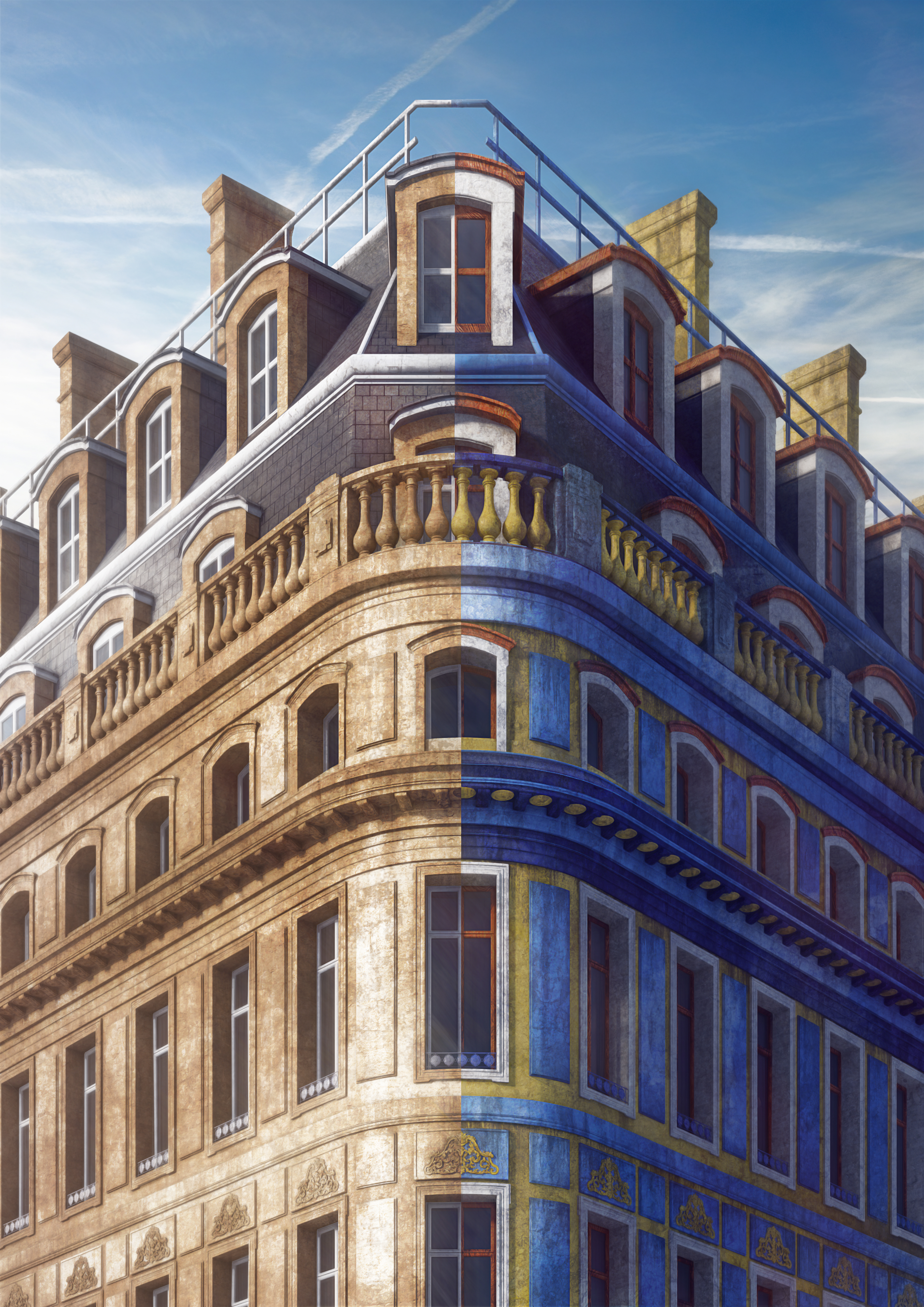 Old school new cool - vue 3D