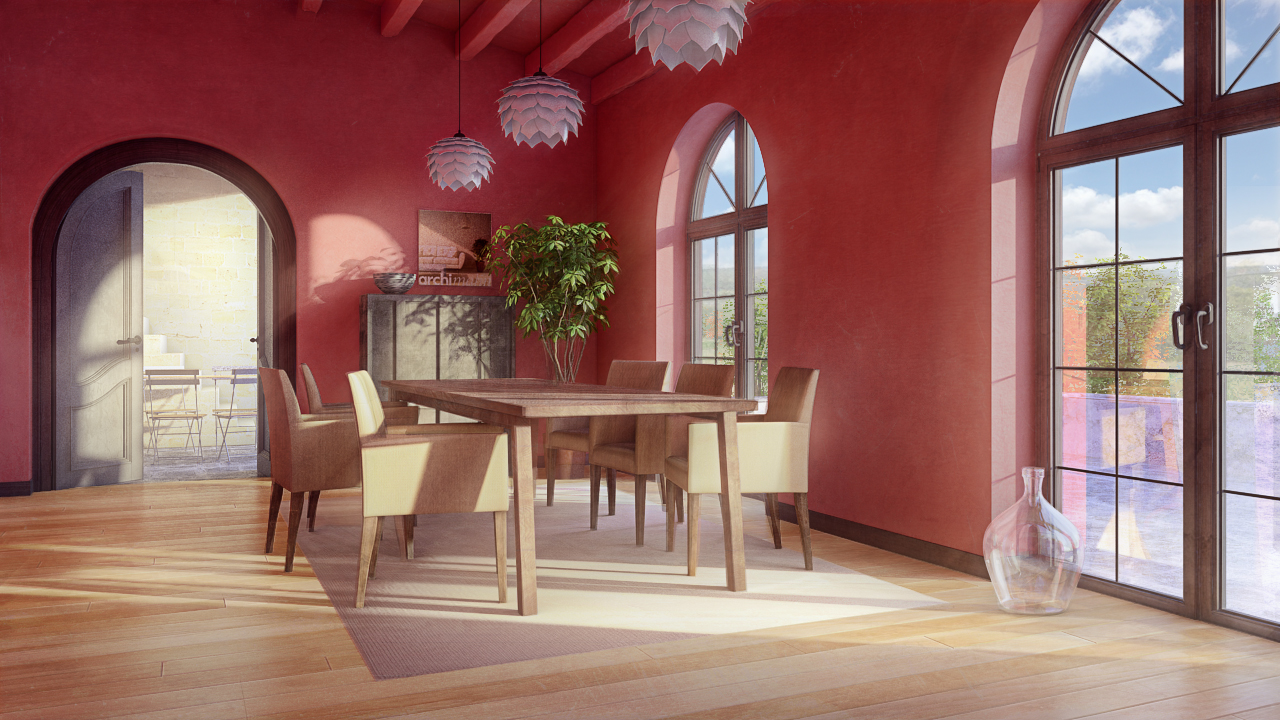 Sous le soleil de la Toscane - vue 3D