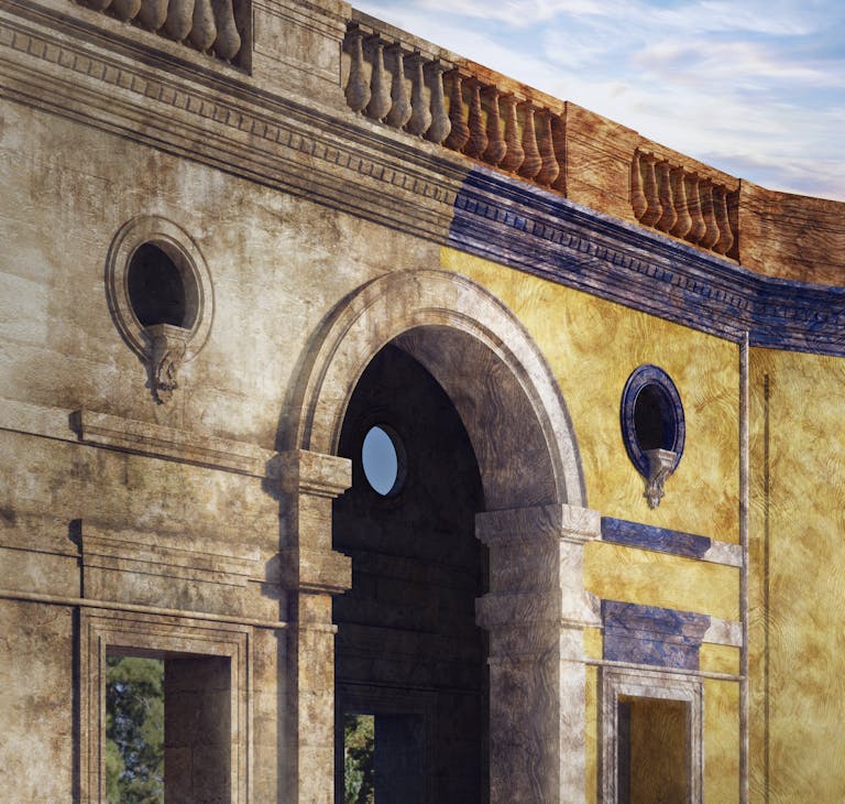 Portail vers un autre monde - vue 3D