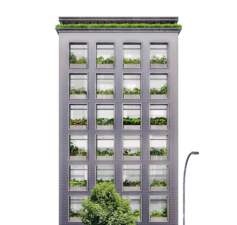 Vertical et vert - vue 3D