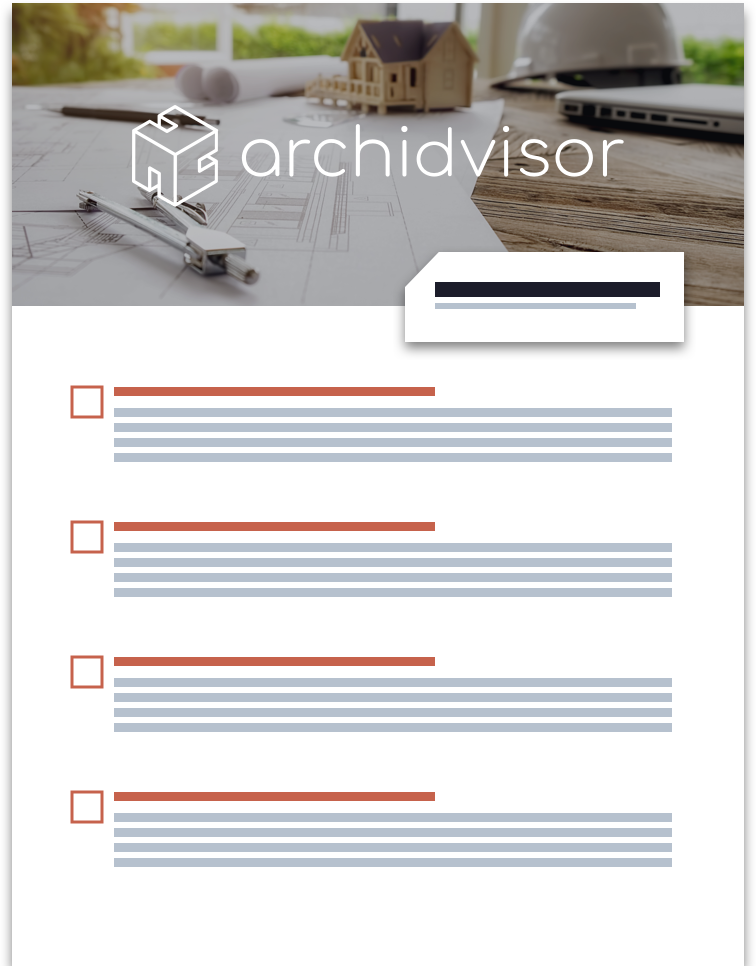 Checklist Rénovation