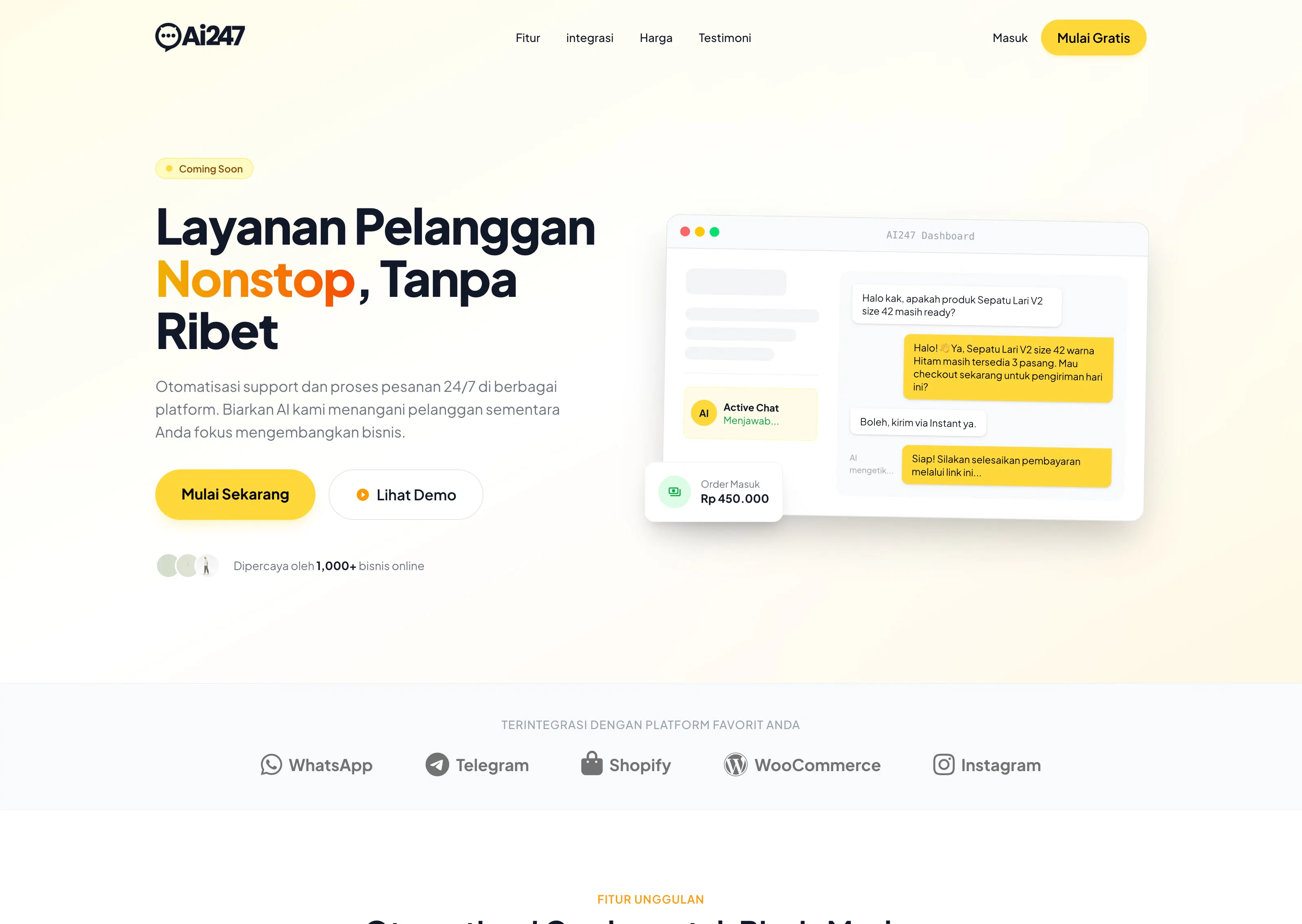 Building Ai247.id – AI Support Platform