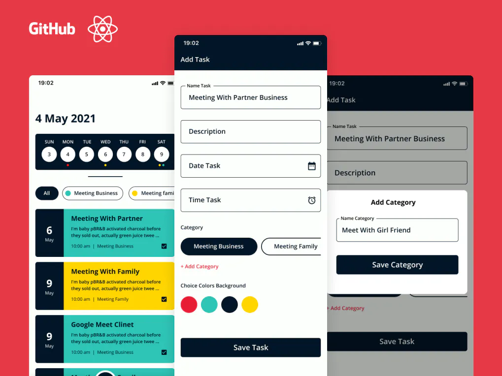 Todo List – React Native Mobile App