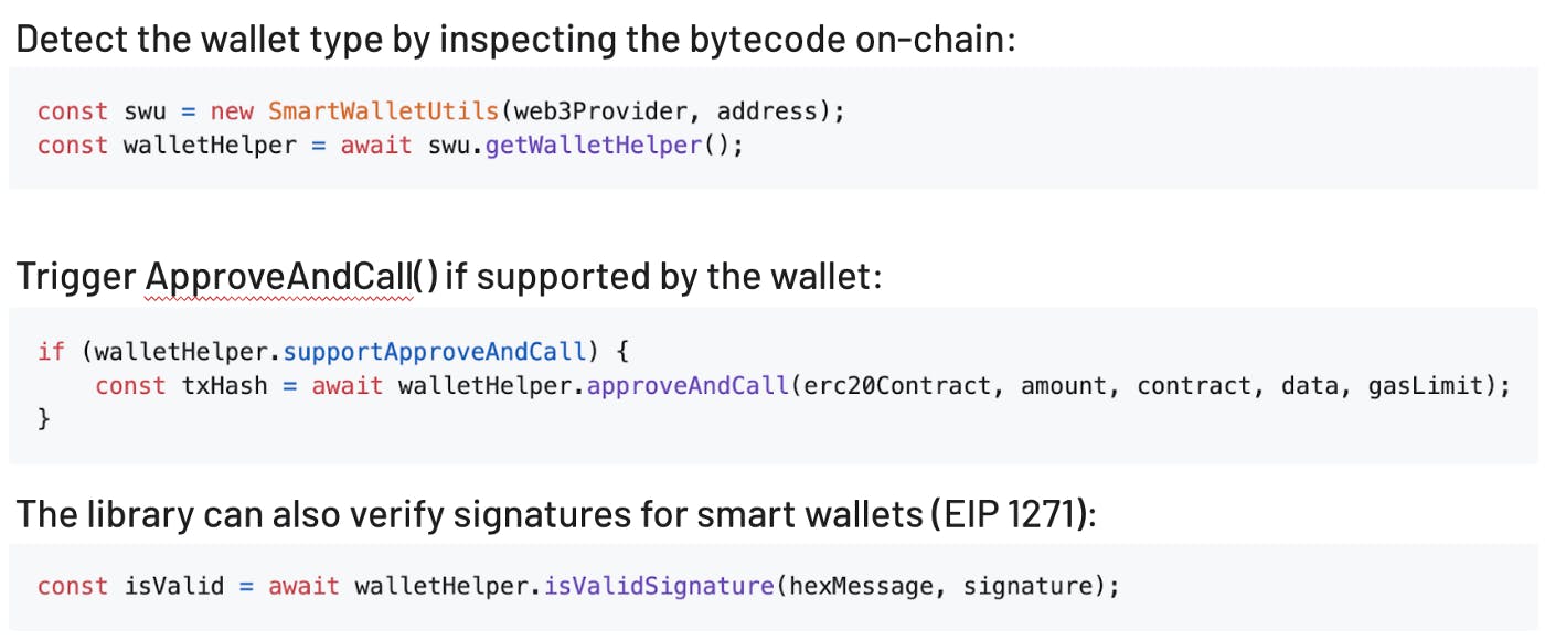 ERC-20 ApproveAndCall method for Argent and Dapps, EIP1271