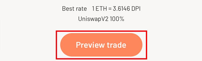 Tap 'Preview trade'