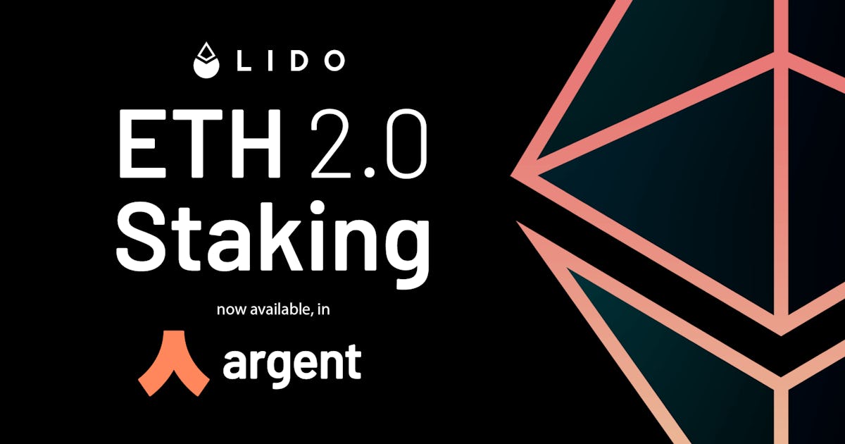 Eth 2 0 Staking Now Live In Argent Eth 2 0 Staking Now Live In Argent