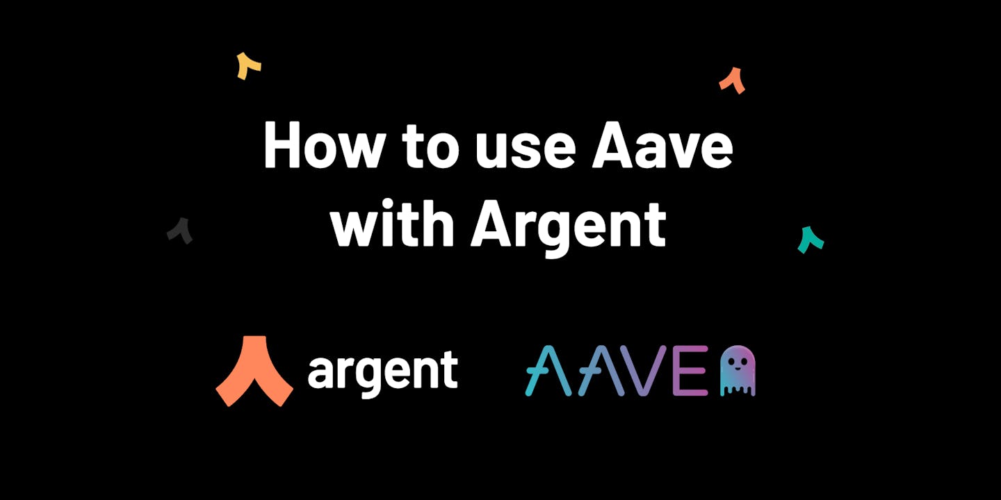 How to use Aave with Argent