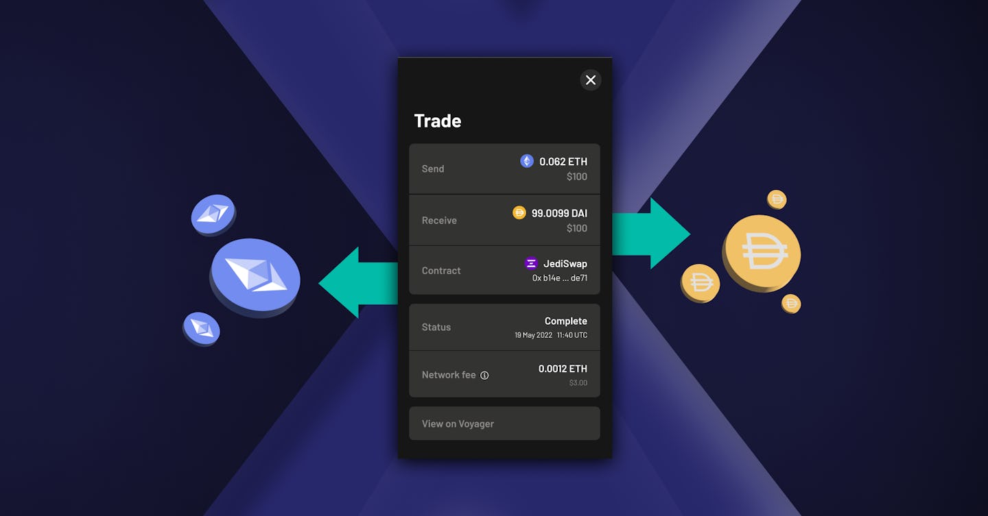 How to trade on starknet