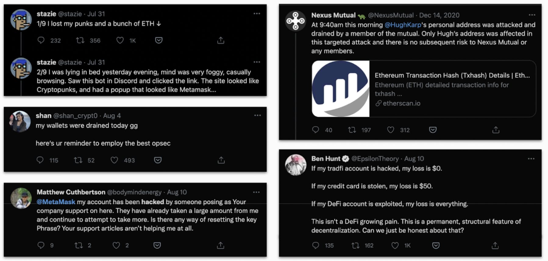 Seed phrases plague users