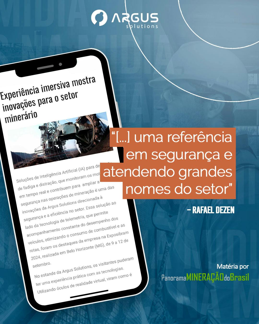 Argus Exposibram 2024 | Experiência Imersiva no Setor de Mineração
