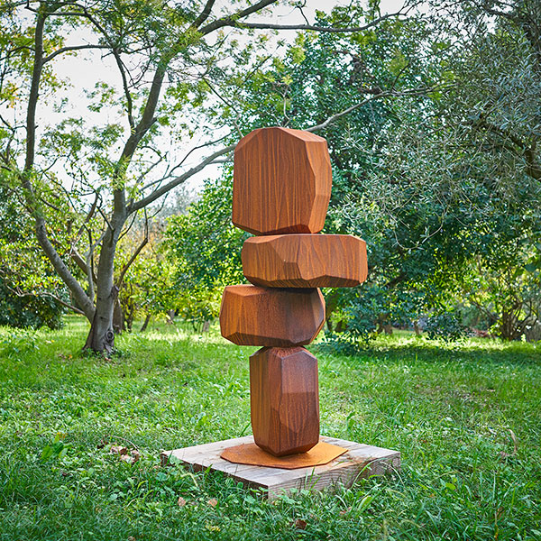 RockFormationTower 132 Corten