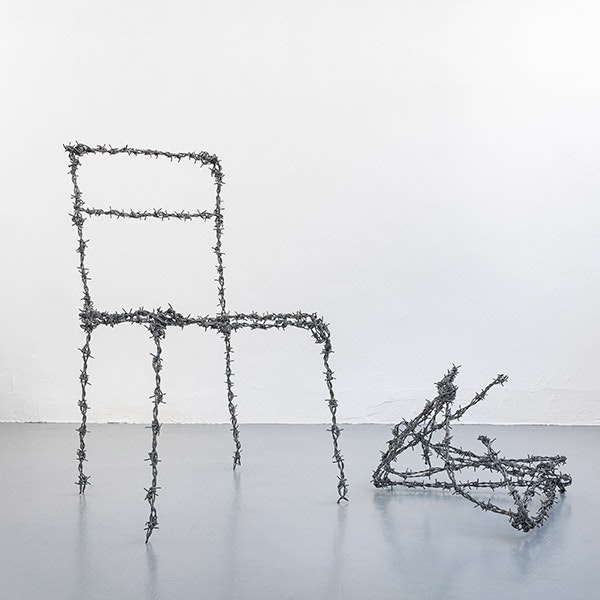 BarbedWire Chair and BarbedWireFolded Chair