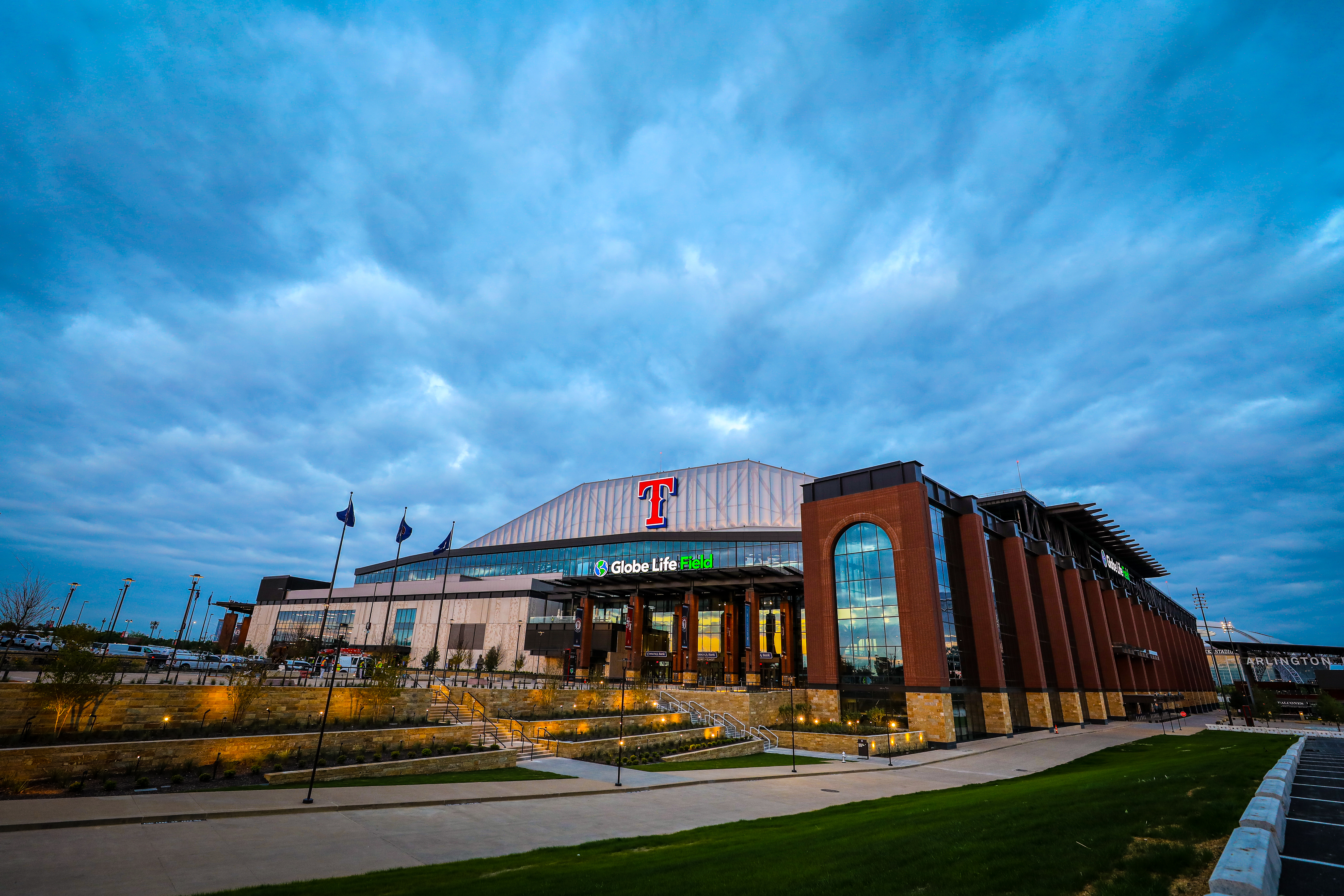 Exterior shot of Globe Life Field