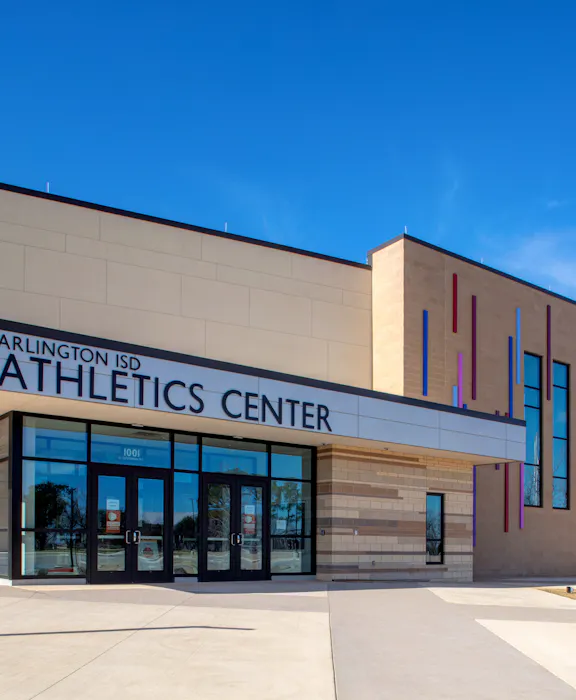 Exterior of AISD Athletics Center