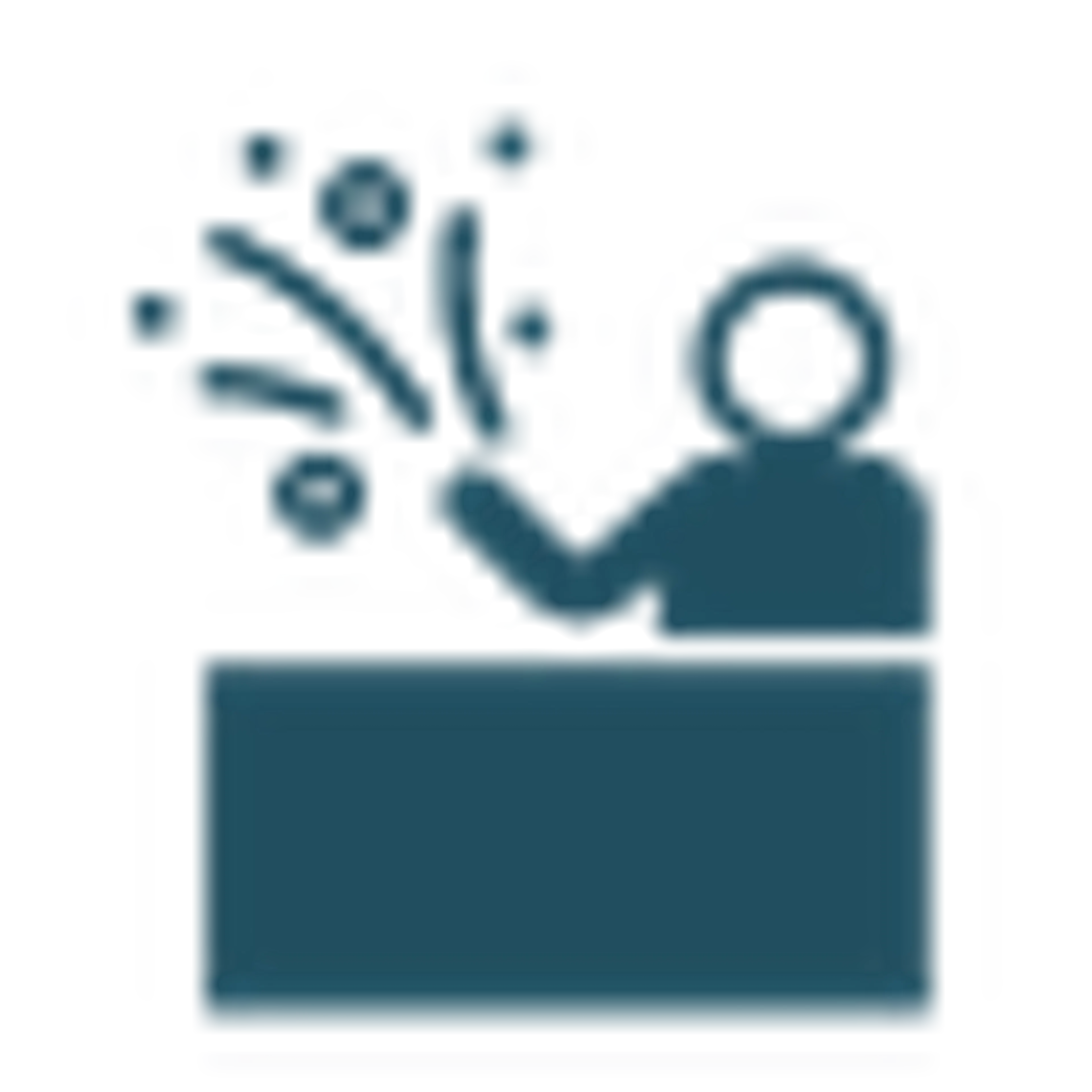 Icon representing event services and experiences