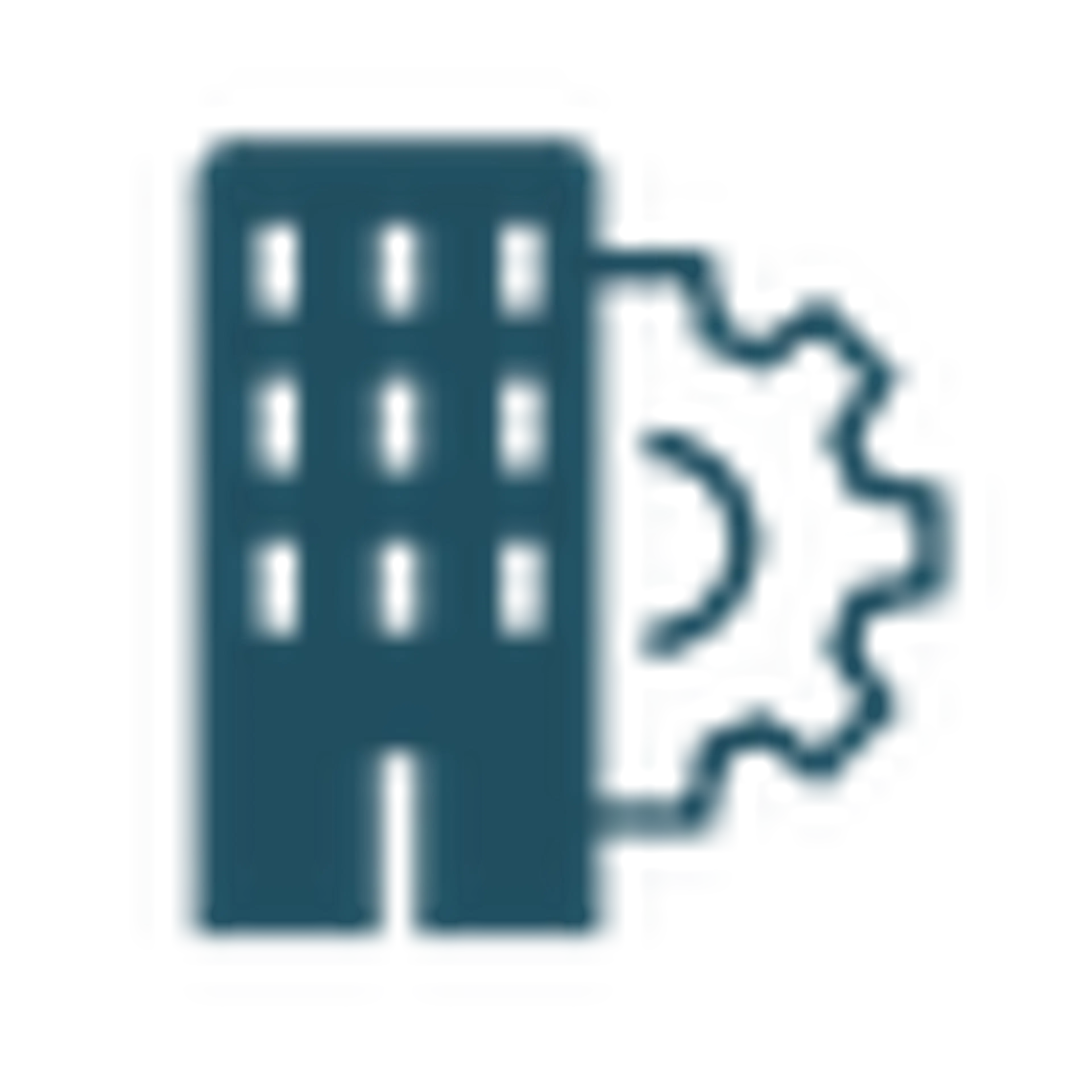 Icon representing building maintenance and technical services