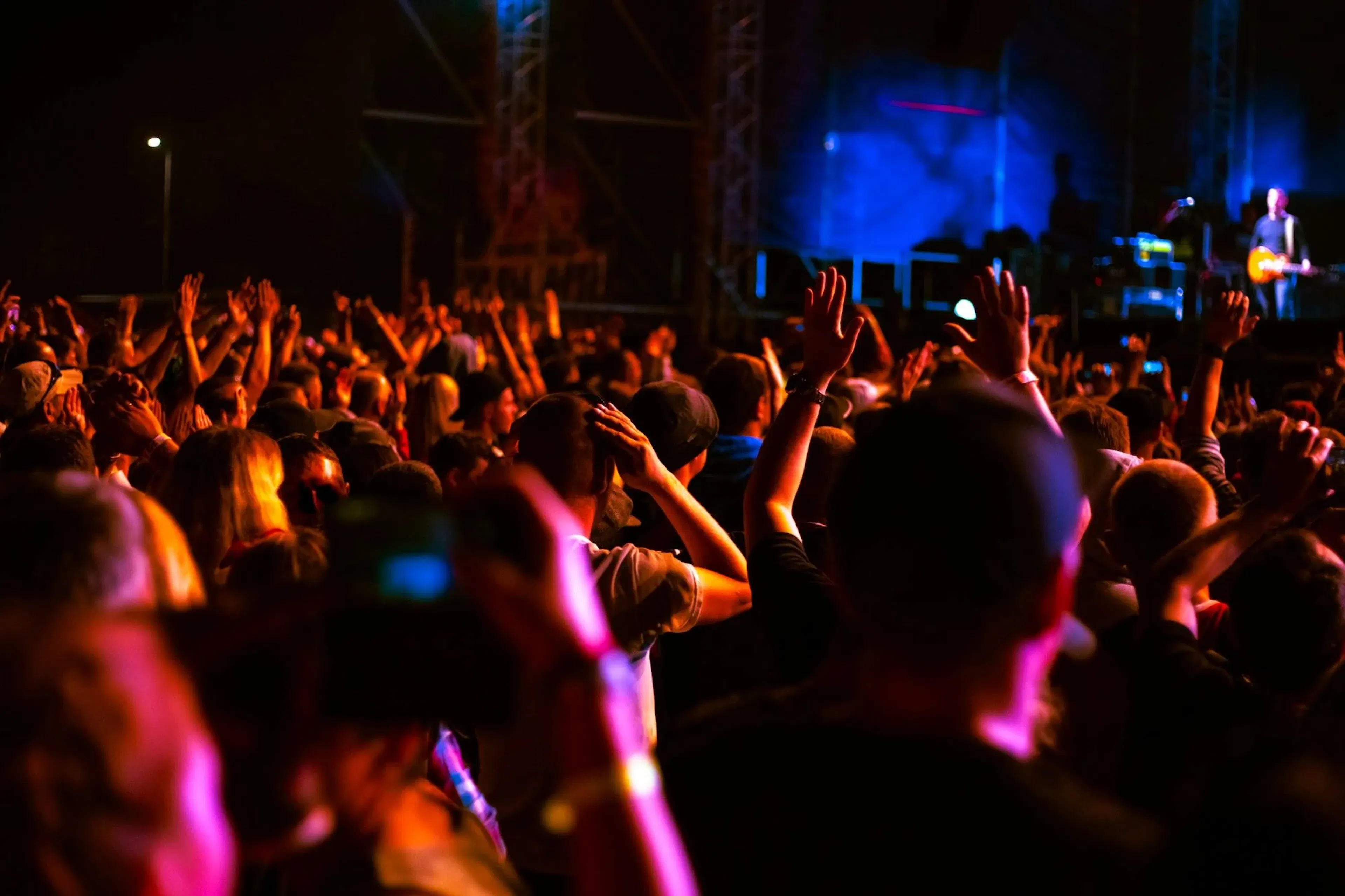 multitud en un evento