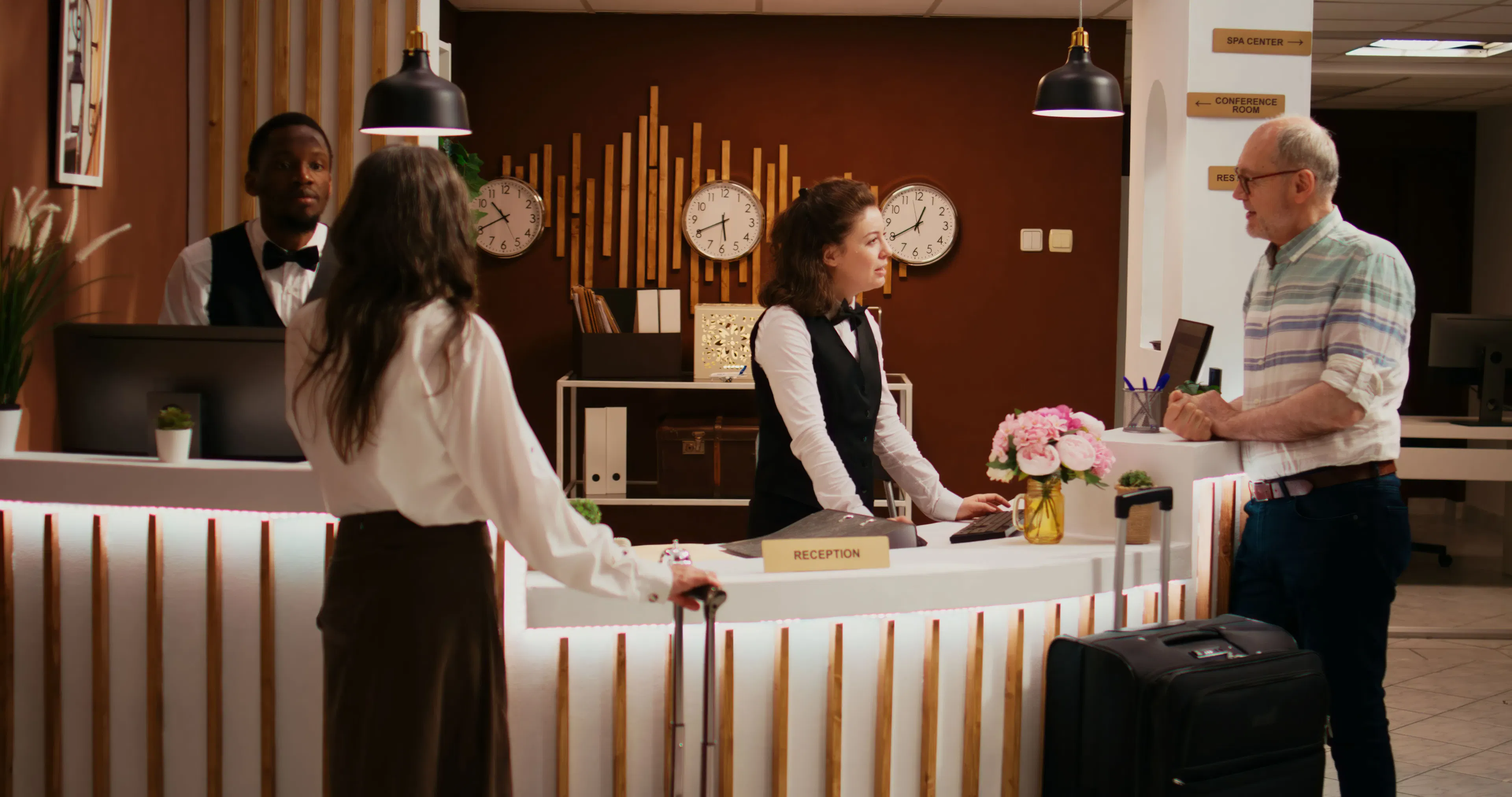 hotel reception
